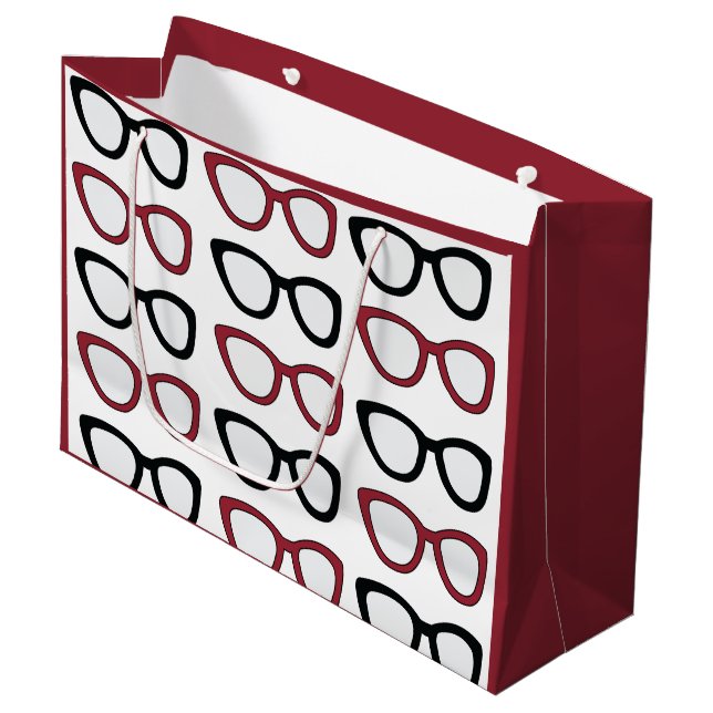 Eyeglasses Spectacles Specs Glasses Large Gift Bag (Front Angled)