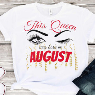 Eyelash Birthday Queen 18th   21st   30th   40th T-Shirt