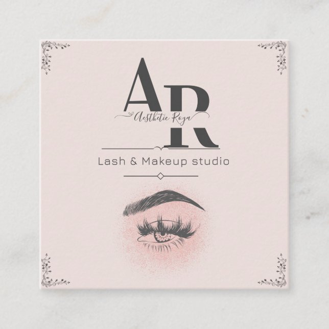 Eyelash Business Cards (Front)