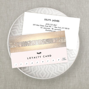 Eyelash Extensions Lash Customer Loyalty Punch Card