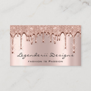 Eyelash Lashes Glitter 3D Effect Aesthetician Business Card
