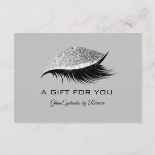 Eyelashes Beauty Glitter Makeup Gift Certificate