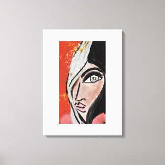 Eyelashes canvas print