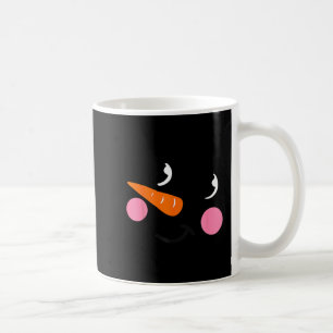Eyelashes Christmas Outfit Snowman Face Costume Gi Coffee Mug