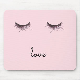 Eyelashes love mouse mat
