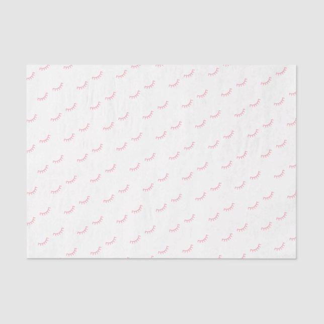 Eyelashes Tissue Paper- WHITE Tissue Paper (Front)
