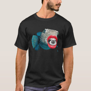 Eyemouth Blowfish - Fish with Hot Lips and Eye T-Shirt
