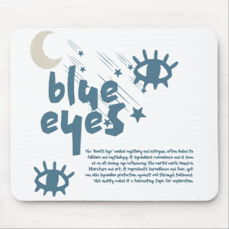 Eyes Blue Mouse Mat
