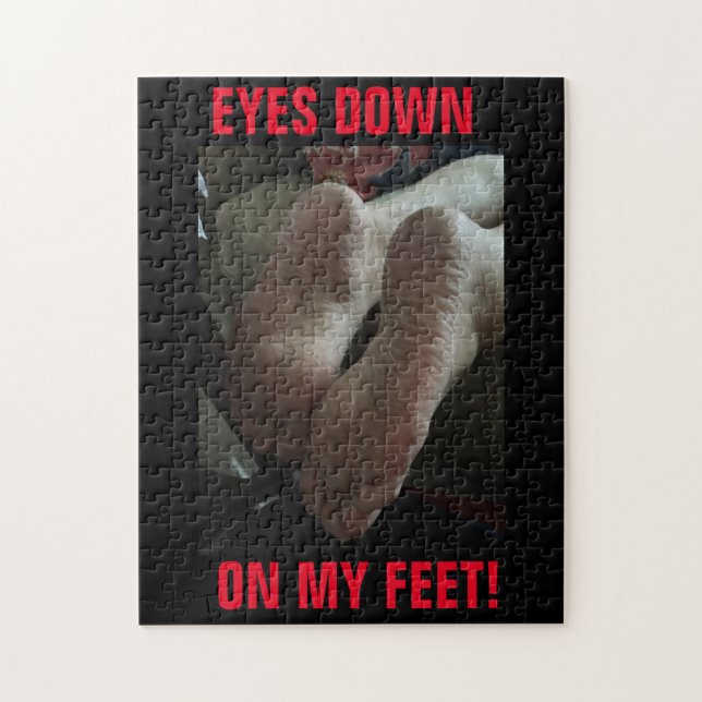 EYES DOWN ON MY FEET JIGSAW PUZZLE (Vertical)
