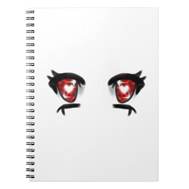 Eyes Girl Drawing Notebook (Front)
