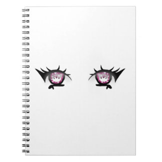Eyes Girl Drawing Notebook