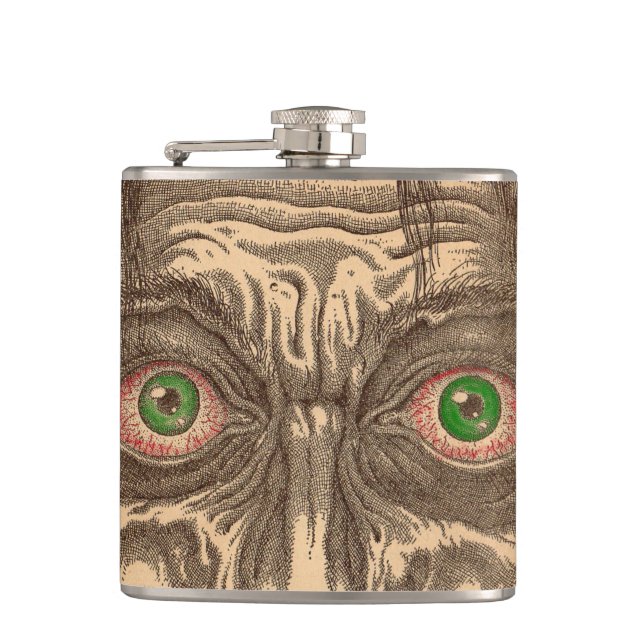 eyes hip flask (Front)