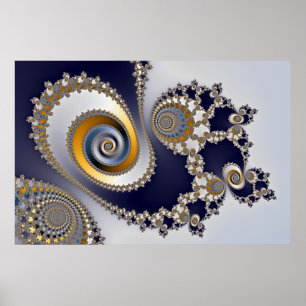 Eyes in the Sky - Fractal Poster