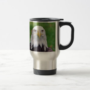 Eyes of a Bald Eagle Travel Mug