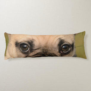 Eyes of a Cute French Bulldog Puppy, cuddly Body Cushion