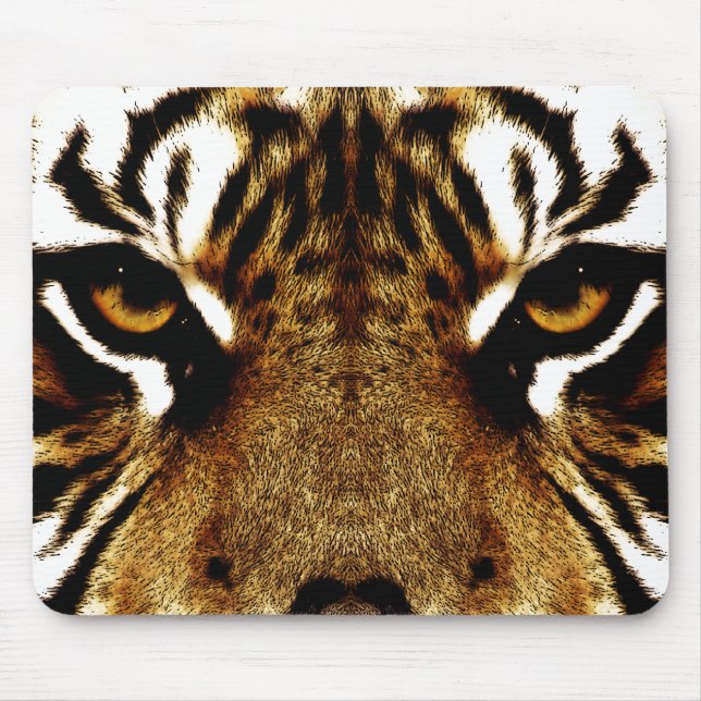 Eyes of a Tiger Mouse Mat (Front)