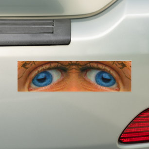 Eyes of an Alien Bumper Sticker