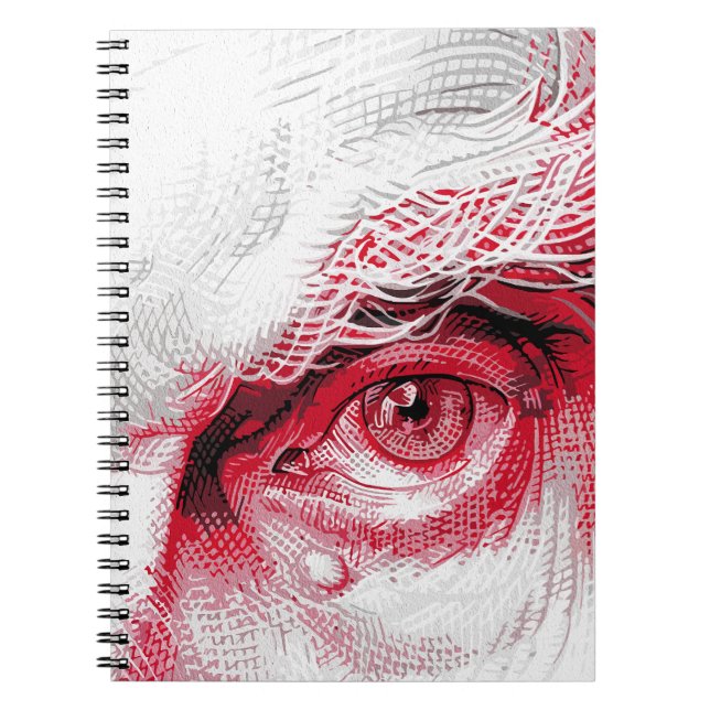 Eyes of Ancient Evil – Red Warning Notebook (Front)