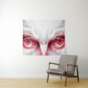 Eyes of Ancient Evil – Red Warning Tapestry