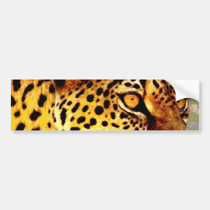 Eyes of Leopard Bumper Sticker