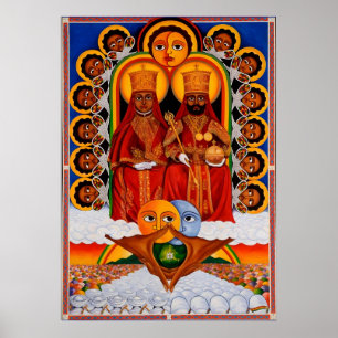 Eyes of Spirit Poster - Rasta Roots - Trinity