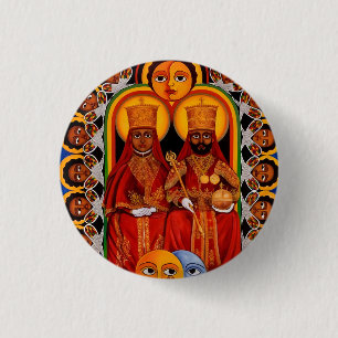 Eyes of Spirit - Rasta Roots - Trinity 3 Cm Round Badge