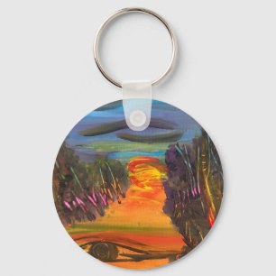 Eyes of the horizon key ring
