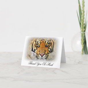 Eyes of the Tiger,Love_ Thank You Card