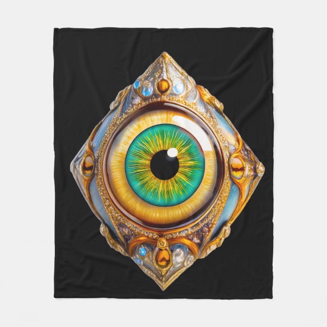 Eyes of the universe 10 fleece blanket (Front)
