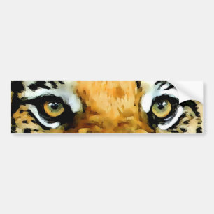 Eyes of Tiger Bumper Sticker