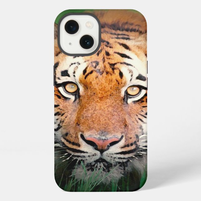Eyes of Tiger iPhone Case (Back)