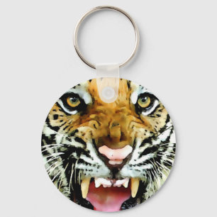 Eyes of Tiger Key Ring