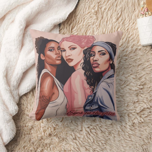 Eyes on the Prize Cushion (Blanket)