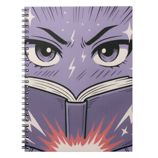 Eyes on the Story – Aesthetic Reading Notebook (Front)