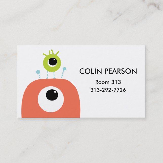 Eyes On You | Kid Calling Card (Front)