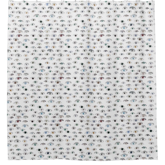 Eyes on You Shower Curtain (Front)