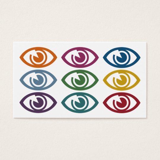 Eyes Optometrist Business Cards