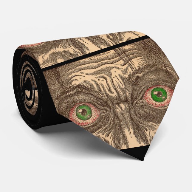 eyes print tie (Rolled)