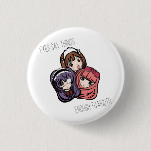 [EYES SAY THINGS]BUDGE 001 3 CM ROUND BADGE