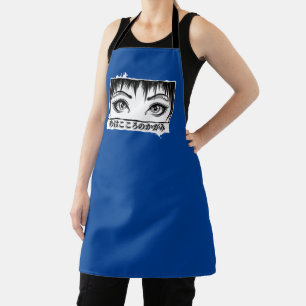 Eyes, The Window To The Soul, Manga Illustration Apron