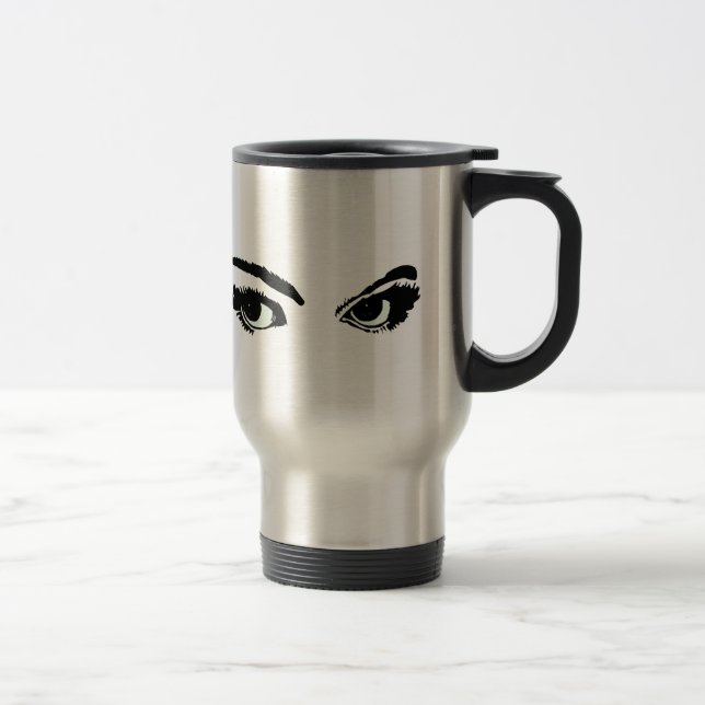 eyes travel mug (Right)