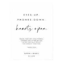 Eyes Up Phones Down Hearts Open Unplugged Ceremony