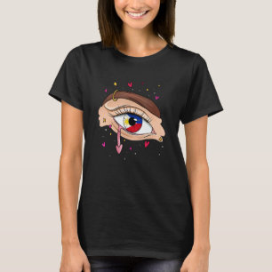 Eyes With Philippines Flag for Philippine People F T-Shirt