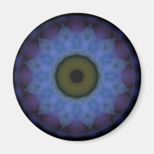Eyesore Violet Blue Evil Eye Magnet