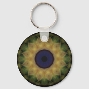 Eyesore Yellow Evil Eye Key Ring