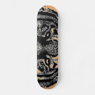 Eyes's Tiger 2 - Fine Art Skateboard
