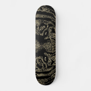 Eyes's Tiger 3 - Fine Art Skateboard
