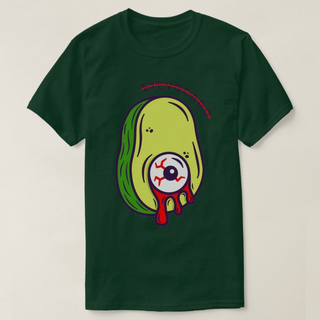 Eyevocado Funny Avocade Lover T-Shirt (Design Front)