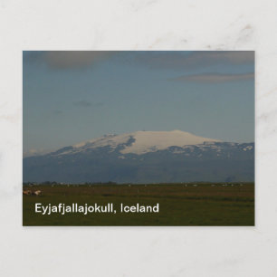 Eyjafjallajokull Iceland Postcard