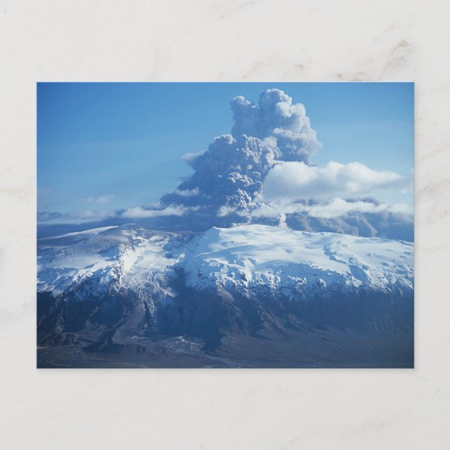 Eyjafjallajökull Volcanic Eruption Iceland Postcard (Front)